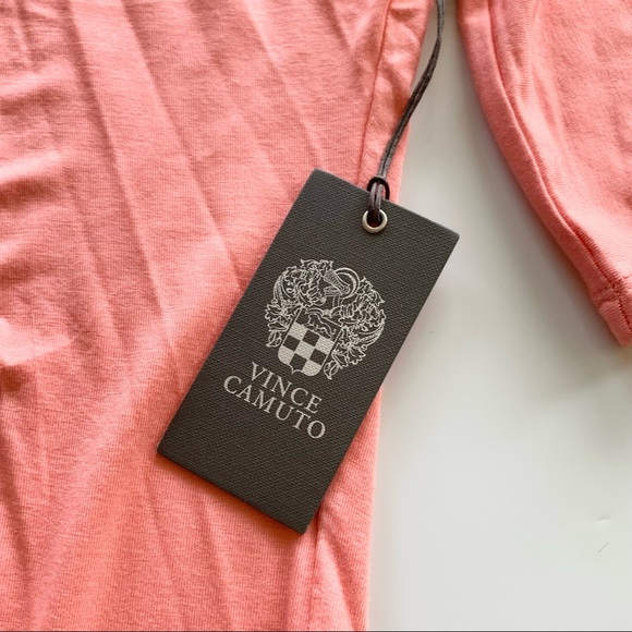 🌸New🌸 Vince Camuto Cold Shoulder Tie Front Top Sz Medium NWT - Picture 7 of 10